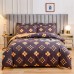 Large version flower thickened plant cashmere frosted four piece set, winter student wholesale bedding three piece set
