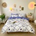Manufacturer direct selling hot selling children's cartoon cute three piece set four piece set of pure cotton microfiber bedding