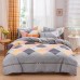 Comfortable high-quality four-piece cotton duvet cover in winter, custom cartoon bedding for children at home
