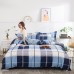 Comfortable high-quality four-piece cotton duvet cover in winter, custom cartoon bedding for children at home