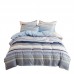 Bedding Set Floral Printed Bedding Sheet Bilateral Bed Skirt + 2 Pair Of Pillowcase 4 Bedsheets Bed Sheet Set 100% Cotton