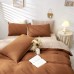 Pure color home hotel cotton four-piece set three-piece set duvet cover bedding set