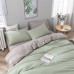 Pure color home hotel cotton four-piece set three-piece set duvet cover bedding set