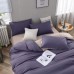 Pure color home hotel cotton four-piece set three-piece set duvet cover bedding set