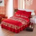 Factory direct selling hot-selling cotton microfiber cartoon children's bed skirt bedding set for home