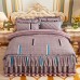 Factory direct selling hot-selling cotton microfiber cartoon children's bed skirt bedding set for home