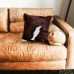 Custom Big Authentic Cowhide Fur Christmas Decorative & Throw Pillow Cover Luxury