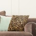 Selection of high quality cowhide leather moroccan pillow cover handmade fur throw pillow cover