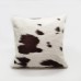 Factory direct sale sofa cushion cushion pillow cover japanese style elegant throw cowhide leather pillow covering