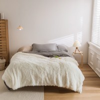 Custom American Style White Double Layer Blanket Pv Fleece Warm Winter Blanket Skin Friendly Soft Home Decor Blanket
