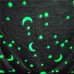 Wholesale Custom Coral Fleece Plush Throw Luminous Warm Flannel Blankets Night Star Glow in the Dark Blanket