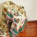 European and American geometric pattern 100% cotton Printed blanket