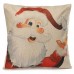 Christmas Series Printed Throw Pillow Case Square Cotton Linen Sofa Office Cushion Cover