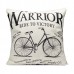 43x43cm Colorful World Map Fashion Cotton Linen Pillow Case Home Sofa Seat Bed Car Cushion Decor
