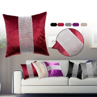 Diamond Flannelette Pillow Covers Super Soft Decor Pillow Cases Comfortable Solid Cushion Covers for Sofa Couch Bed