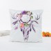 Satin Simulation Silk Dream Catcher Pillow Case Sofa Home Decor Cushion Cover