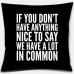 45 x 45cm Cool Black Linen Throw Pillow Couch Case Home Sofa Cushion Cover Phrases Pillowcases