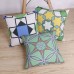 Geometric Linen Cotton Hexagonal Throw Pillow Case Square Sofa Car Office Cushion Cover