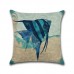 Ocean Octopus Sea House Crab Printed Cotton Linen Cushion Cover Square Sofa Car Decor Pillow Case
