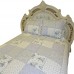 Reversible 100% Cotton Fabric True Patchwork with Ruffle Decoration Quilt