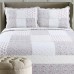 Wholesale  Eco-friendly Cotton Floral Fabric True Patchwork Ruffle Decoration Quilt