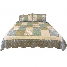New special designHigh quality wholesale patchwork Ruffle lace quilting patchwork quilt cover