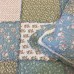 Quality Factory 100% Cotton Real Patchwork with Ruffle Decoration Quilt Bedspread