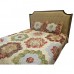 Wholesale New Design 3pcs set Elegent Hexagon Cotton Fabric Machine Washable patchwork quilted quilt